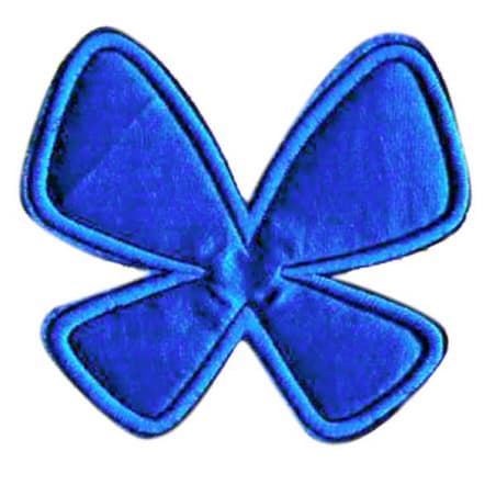Papillon en coton Morpho bleu