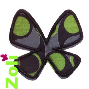 Papillon en coton Matcha