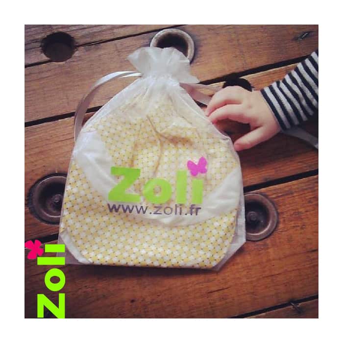 Sachet en organza pour emballer les articles Zoli