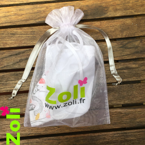 Sachet cadeau en organza