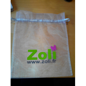 Sachet cadeau en organza