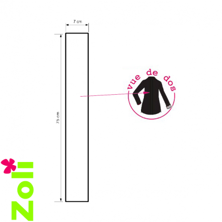 Kit remplacement : bande de dos