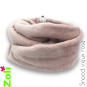 Snood tout doux adulte Vieux Rose