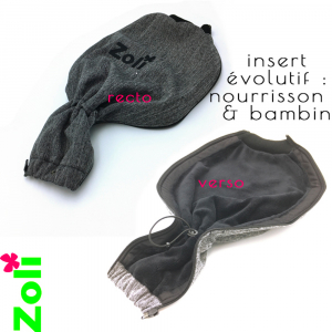 Extension de manteau pour le portage en hiver (Spirale)