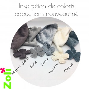 Capuchon Nouveau né (0 - 6/8 mois)
