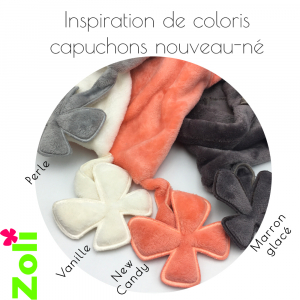 Capuchon Nouveau né (0 - 6/8 mois)