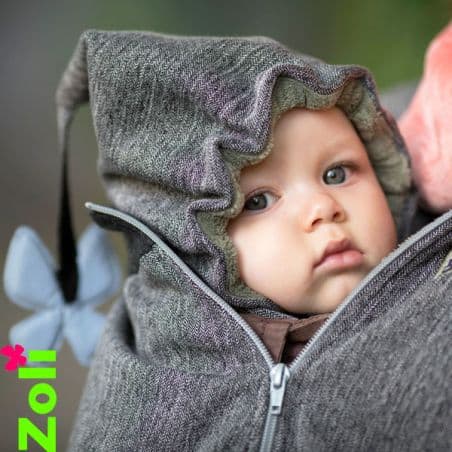 Mieux qu'une cagoule ! le capuchon en polaire pour bébé !