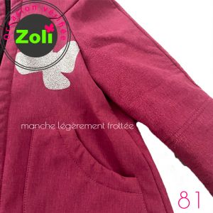 OCCASION : MoiZossi Week end Framboisine T1 + Capuchon enfant