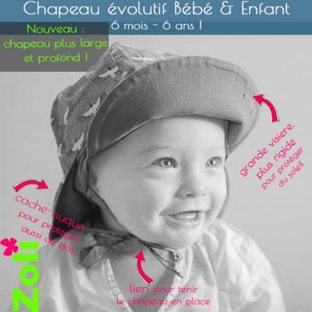 Chapeau bébé et enfant (6mois - 6 ans)