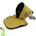 Capuchon bébé softshell moutarde