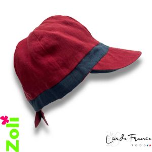 Casquette Junior et Adulte en Lin Lavé de Normandie