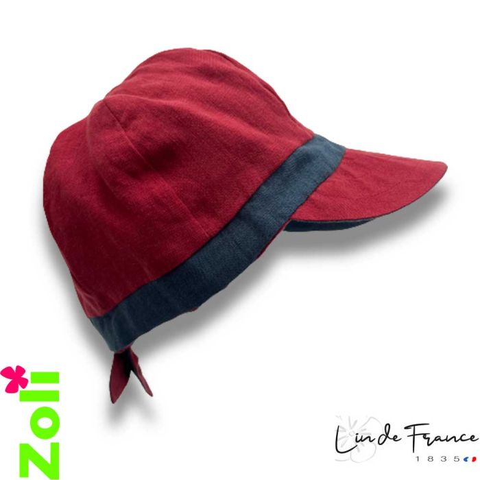 Casquette Junior et Adulte en Lin Lavé de Normandie