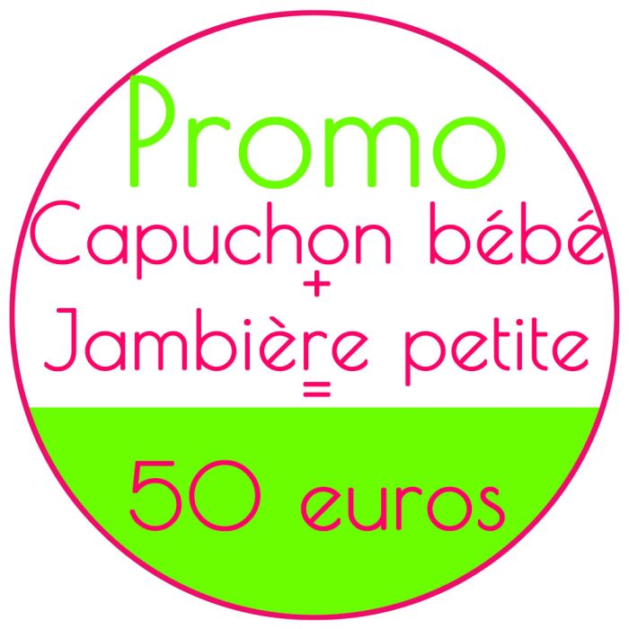 promo capuchon + jambiere