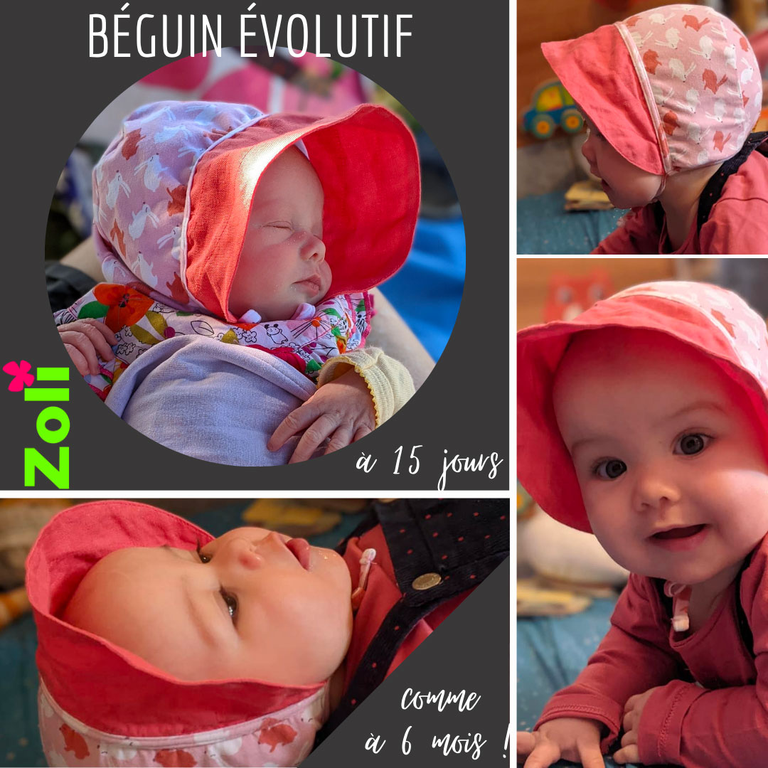 chapeau évolutif pour bébé qui dure longtemps
