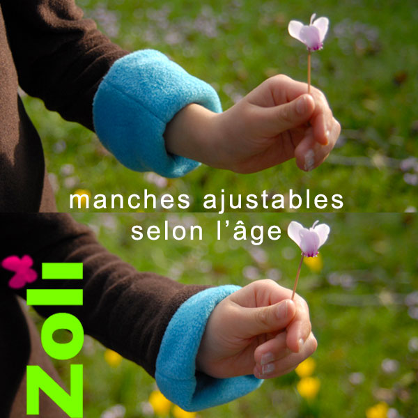 manches manteau évolutif zoli